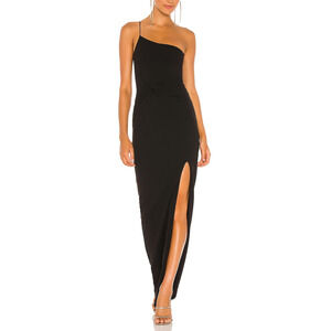 Nookie 'Lust' Black One Shoulder Gown Size S